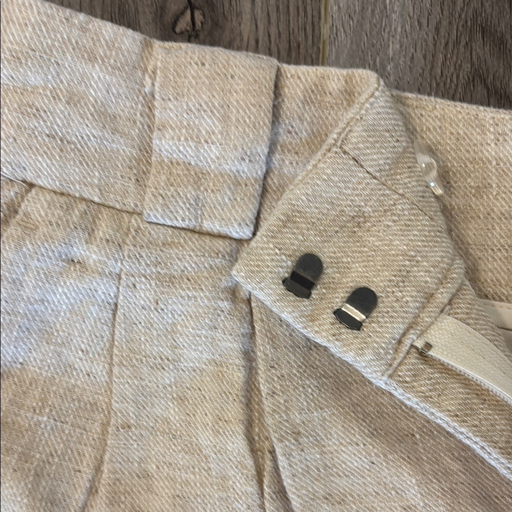Dynamite Tan linen with Relaxed Straight-Leg Fit - Picture 4 of 13